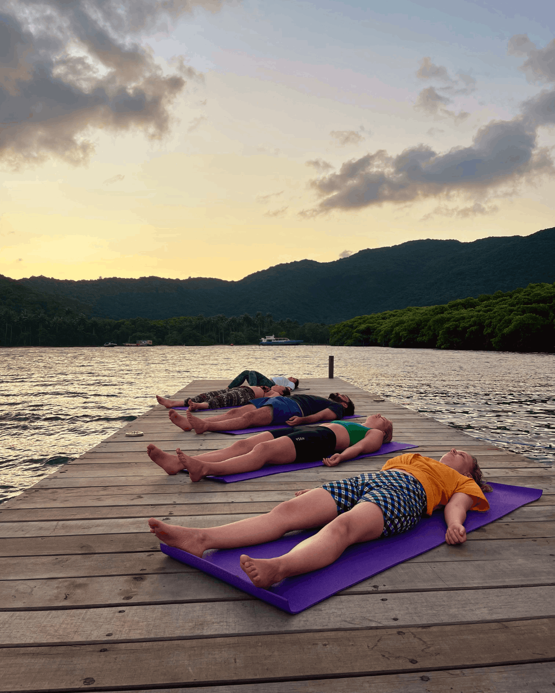 Yoga retreat moment 2